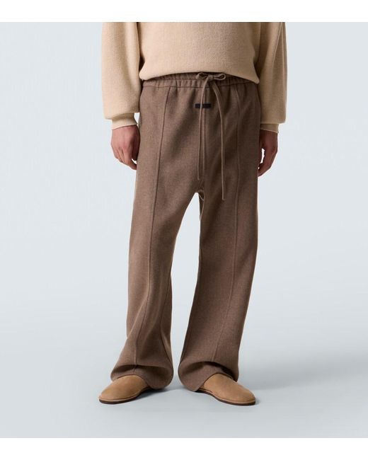 Fear Of God Brown '70S Wool And Cashmere Bootcut Pants for men