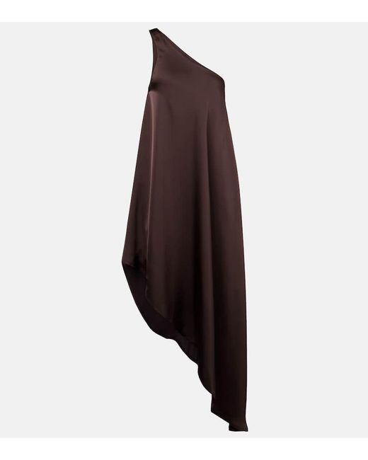 Norma Kamali Red Midikleid Aus Satin