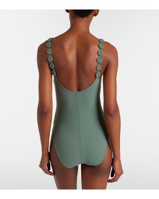 Karla Colletto Green Sadie Swimsuit