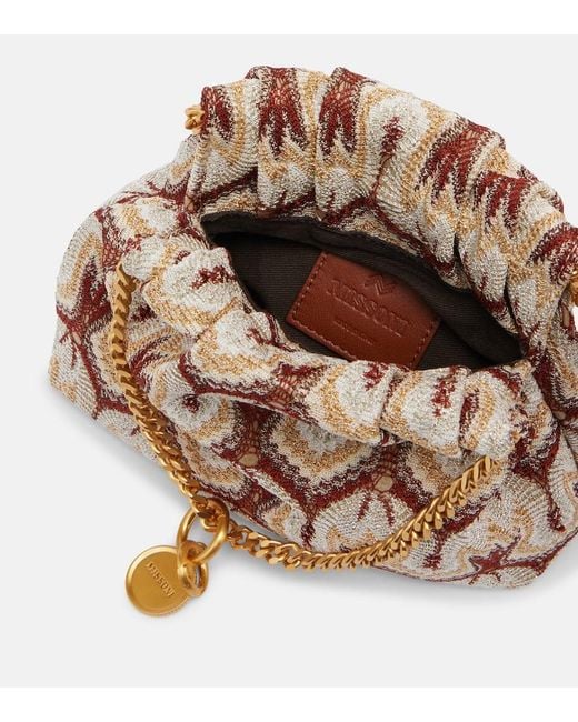 Missoni Pink Mini Lame Clutch