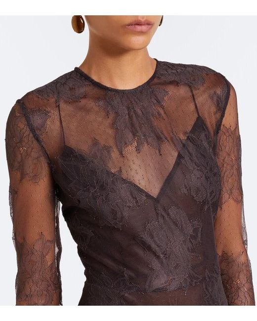 Alex Perry Black Lace Gown