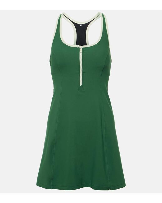 The Upside Green Racerback Tennis Dress
