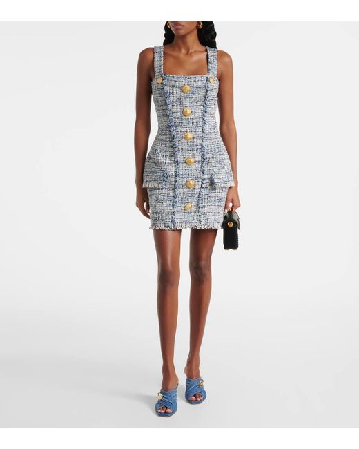 Mules 75 di Balmain in Blue