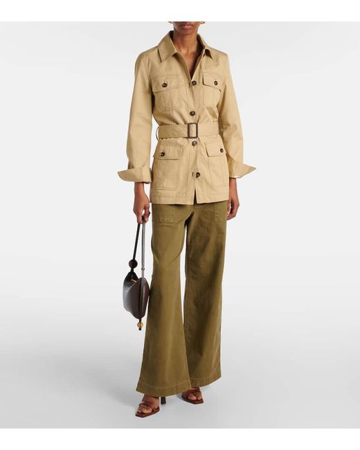 Veste Mila En Coton Nili Lotan en coloris Natural