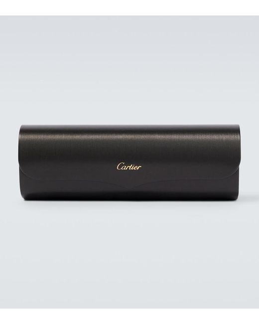 Cartier Blue Premiere De Cartier Rectangular Sunglasses for men