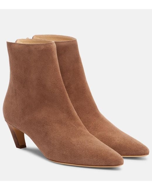 Gabriela Hearst Brown Clayton Suede Ankle Boots