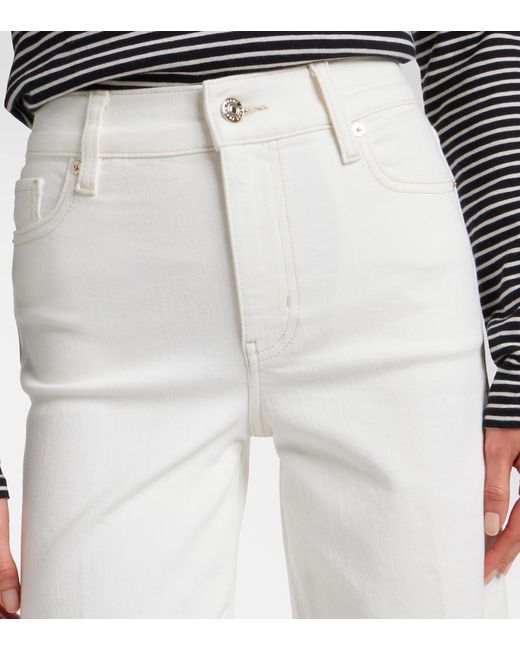 FRAME White Le Slim Palazzo Wide-Leg Jeans