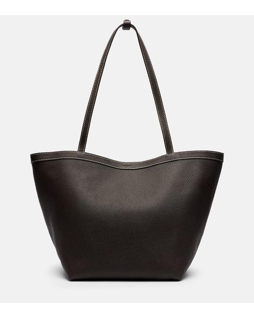 The Row Women's Black Park Large Leather Tote Bag