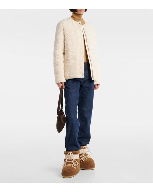Moon Boot Natural Schneestiefel Icon Low Aus Fleece