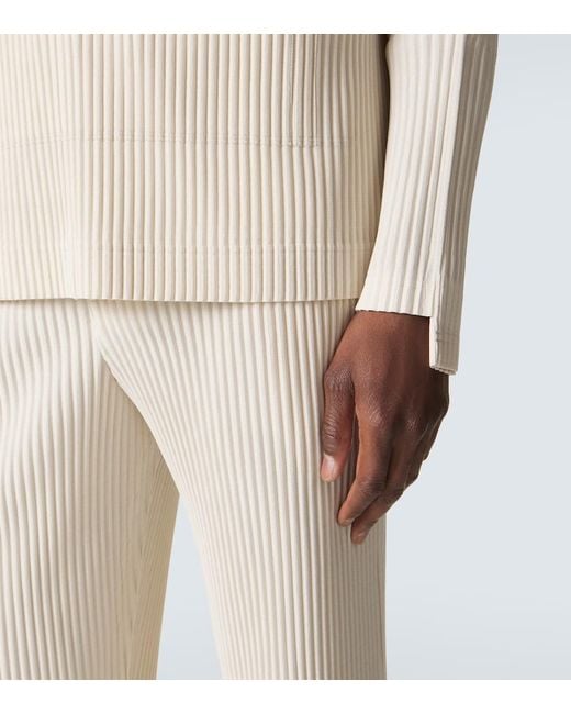 Homme Plissé Issey Miyake Natural Monthly Colors: March Pleated T-Shirt for men