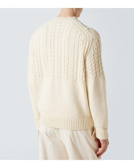 Pullover di Dunhill in Natural da Uomo