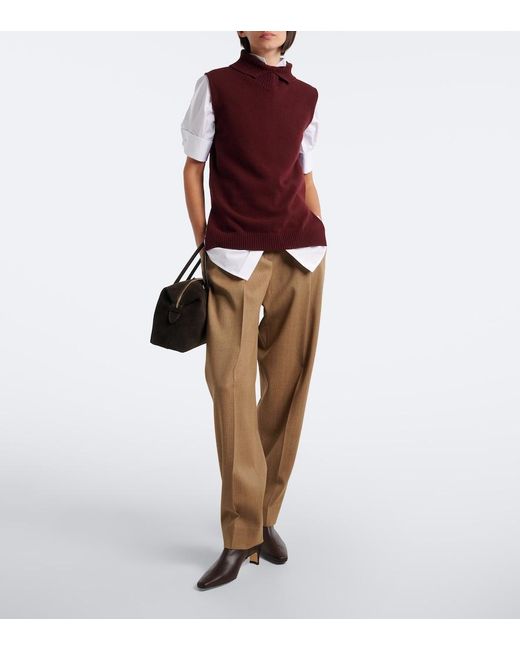Staud Brown Wally Leather Ankle Boots