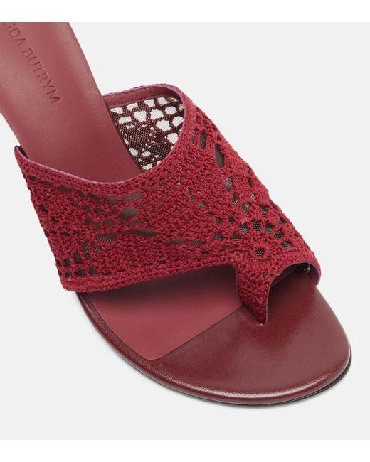 Sandali Infradito di Magda Butrym in Red