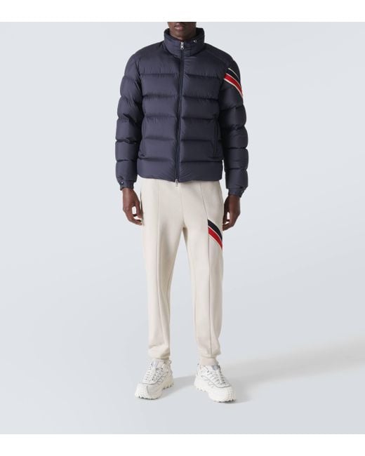 Moncler Blue Solayan Down Jacket for men