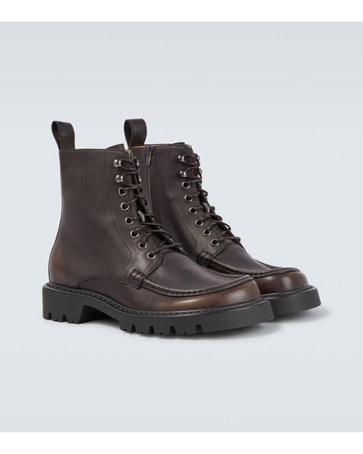 Loewe Schnuerstiefel Sierra Aus Leder in Brown für Herren