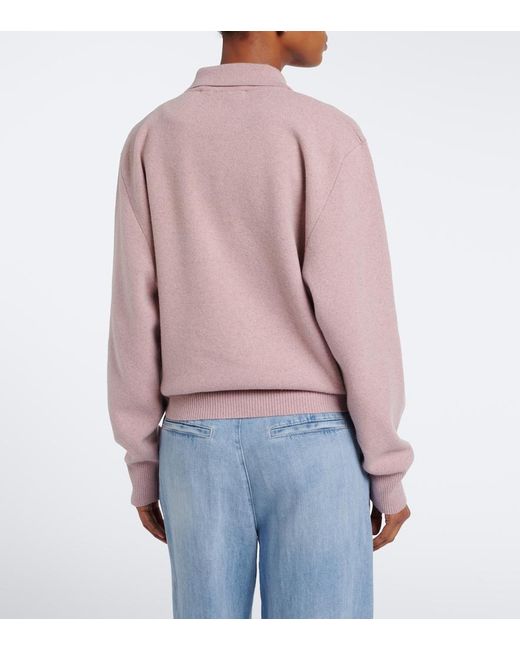 Pullover Polo di Rohe in Pink