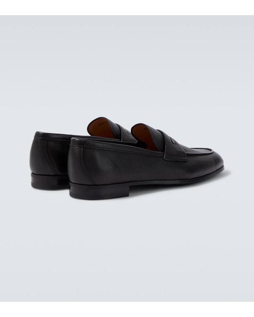 Church's Black Milton Leather Penny Loafers for men