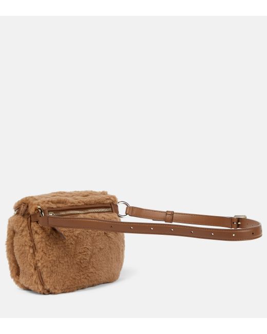 Newban Teddy Belt Bag in Beige - Max Mara