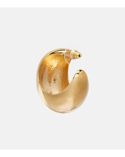 Isabel Marant Natural Shiny Crescent Earrings