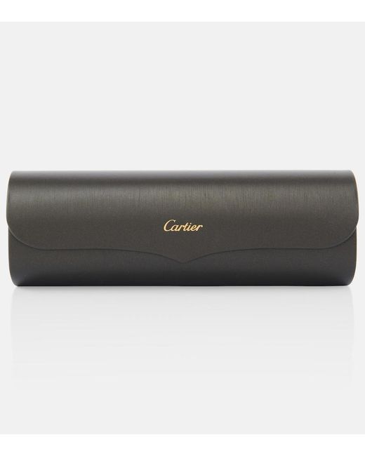 Cartier Metallic Signature C Oval Glasses
