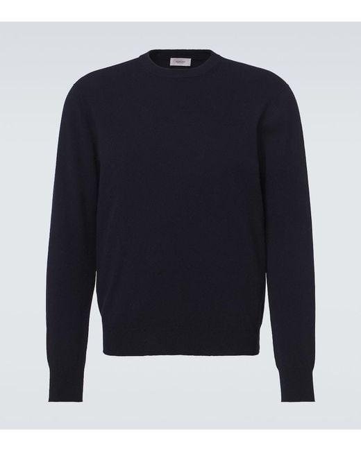 Agnona Blue Cashmere Sweater for men