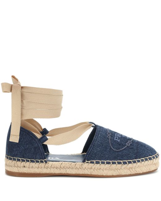 prada denim espadrilles