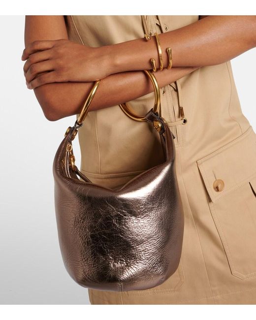 Chloé White Bracelet Small Leather Shoulder Bag
