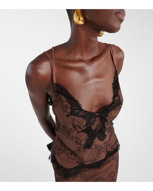 Tom Ford Brown Lace Camisole