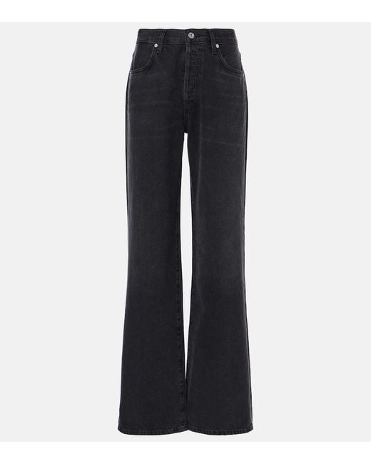 Citizens of Humanity Blue Annina 33 High-Rise Wide-Leg Jeans