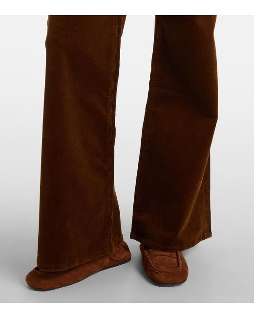 Citizens of Humanity Brown Kimberly Cotton Corduroy Flared Pants
