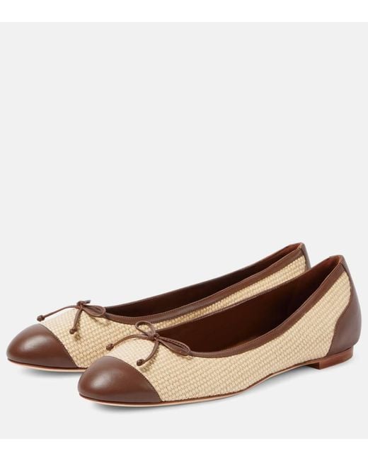 Ballerine Capbl di Manolo Blahnik in Brown