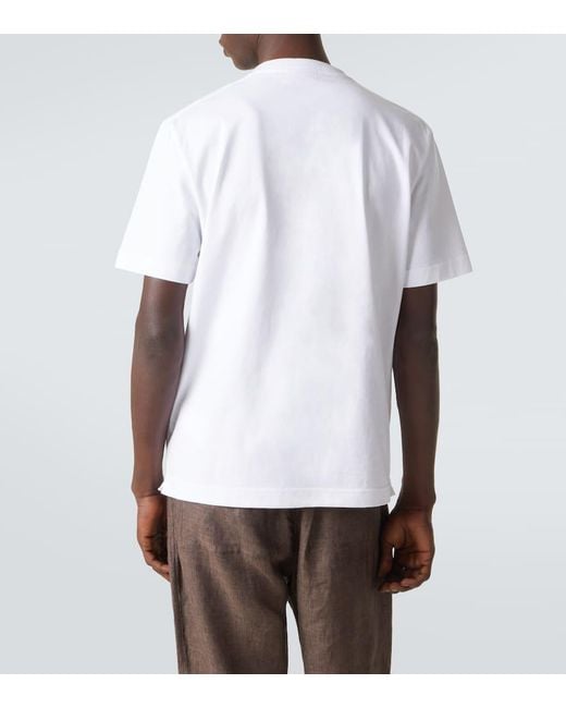 Missoni T-Shirt Aus Baumwolle in White für Herren