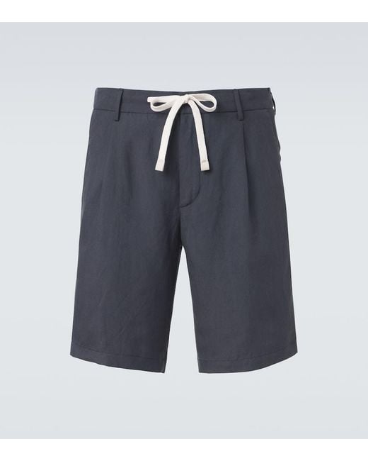 Eleventy Blue Bermuda Shorts for men