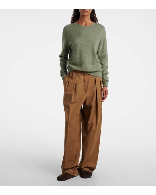 Pull Lorynna En Cachemire Et Soie The Row en coloris Green
