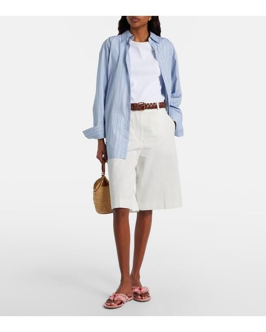 Jimmy Choo Pink Bay Fringed Canvas Thong Sandals