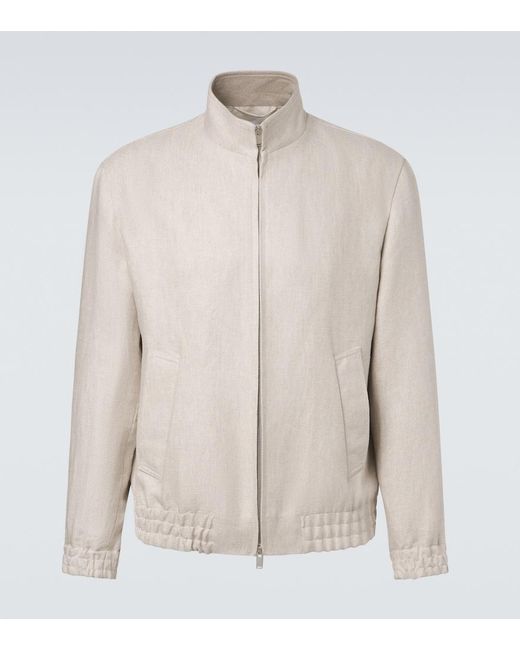 Lardini Natural Linen Jacket for men