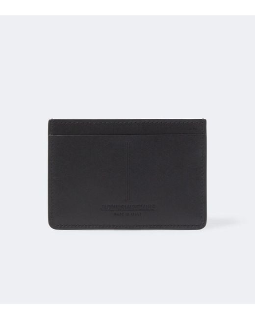 Jacques Marie Mage Black Theodore Leather Card Holder for men