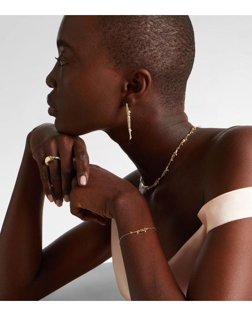 Yvonne Léon White Marlin Gm 9Kt Single Earring With Diamonds