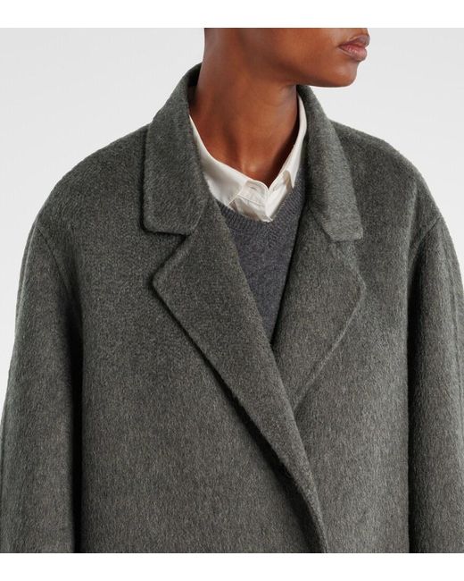 The Row Gray Gustaf Cashmere Coat