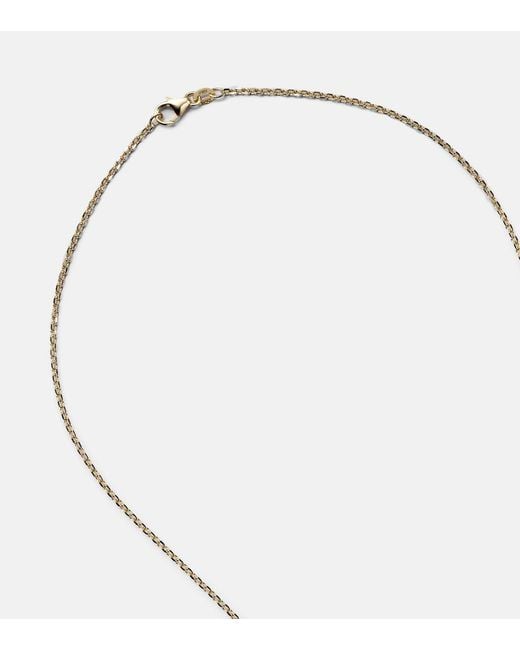 Anita Ko White 18Kt Pendant Necklace With Sapphire And Diamonds