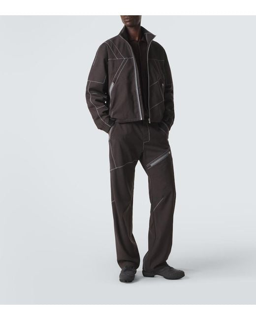 Kiko Kostadinov Brown Fosco Virgin Wool Jacket for men