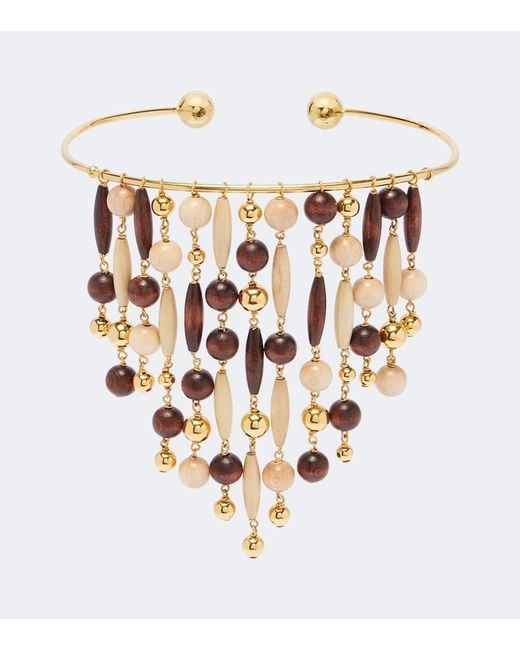 Rabanne White Beaded Choker