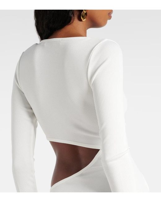 Robe Blanche Christopher Esber Taille S - Longueur Mi-longueur - Viscose - Occasion Parfait état