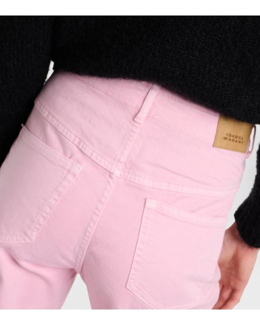 Jean slim Niliane Isabel Marant en coloris Pink