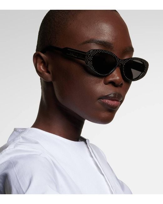 Occhiali Da Sole Cat-Eye Diorsignature B8U di Dior in Brown