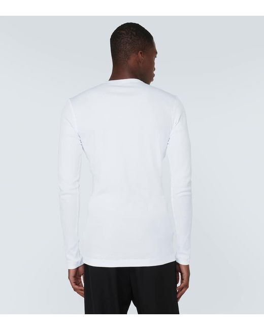 Top Re-Edition in jersey di cotone di Dolce & Gabbana in White da Uomo