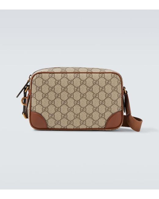 Gucci Natural Gg Emblem Mini Crossbody Bag for men