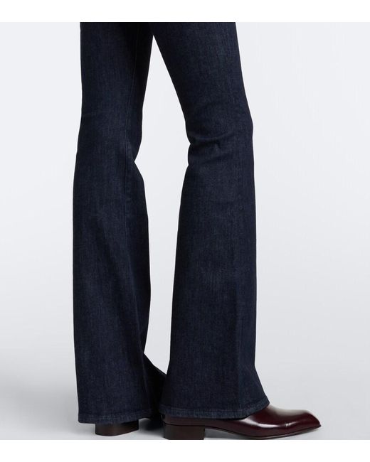 Veronica Beard Blue Beverly Flared Jeans