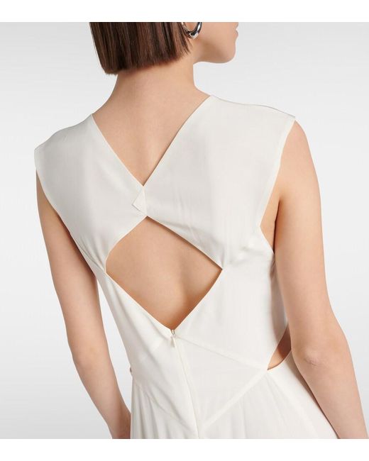 Robe Danube En Soie Joseph en coloris White