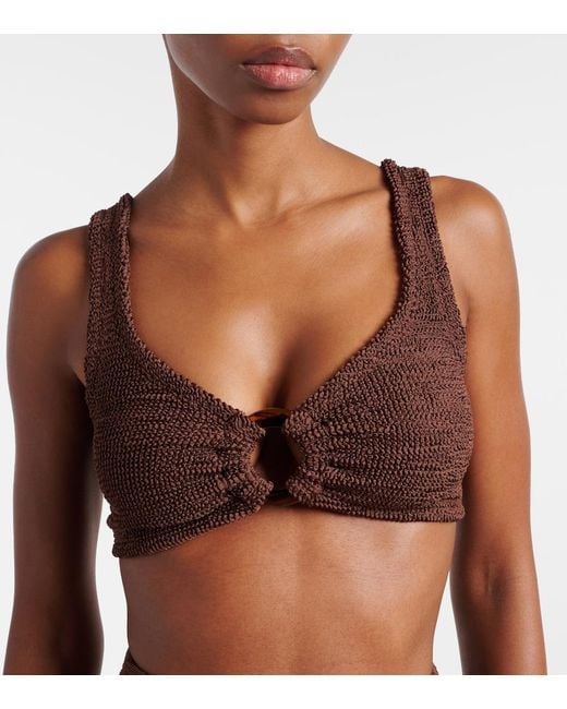 Hunza G Brown Nadine Bikini